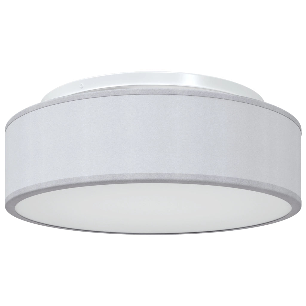 Lampade da soffitto a incasso Grigio Ã˜ 38 cm Tessuto E27