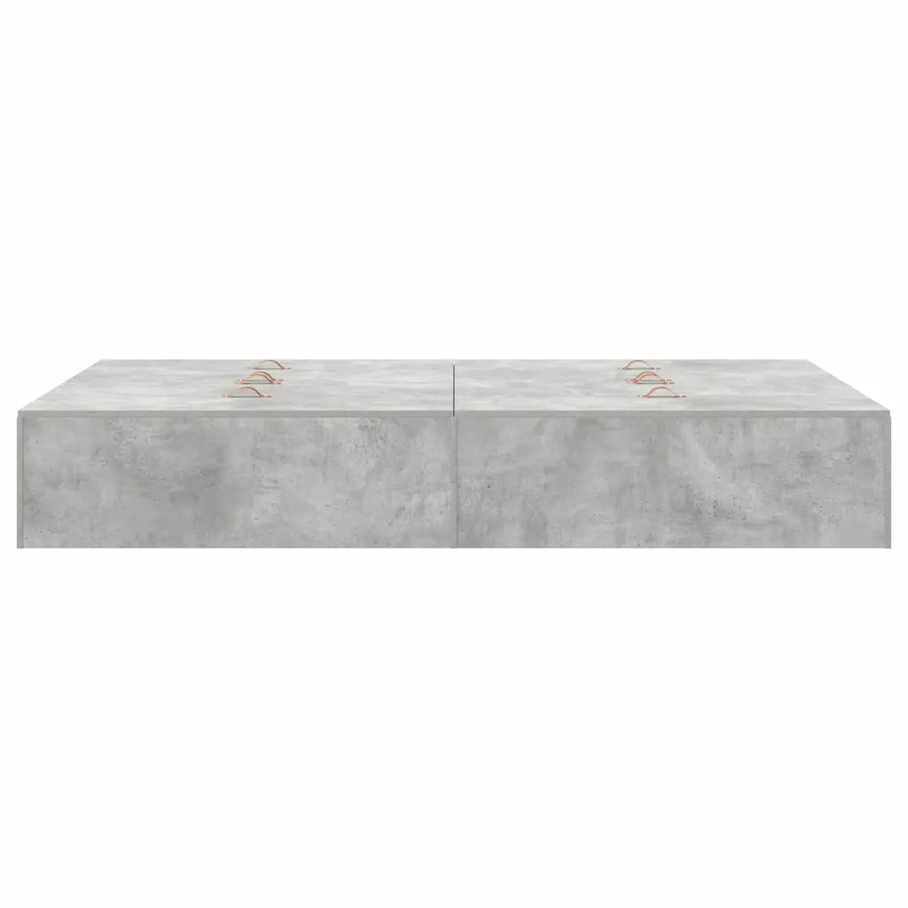 Struttura letto con contenitore Grigio cemento 120 x 200 cm 3335368