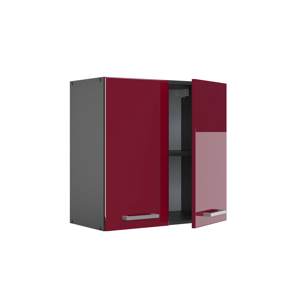 Vicco Pensile da cucina Rosso lucido 60 cm
