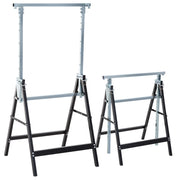 Tavolo Pieghevole Regolabile ¨C Zephmum ¨C Nero 80-130 cm