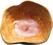 Scaletta di legno naturale - servizio da tavola decorativo artigianale per cucina - 25-29 cm