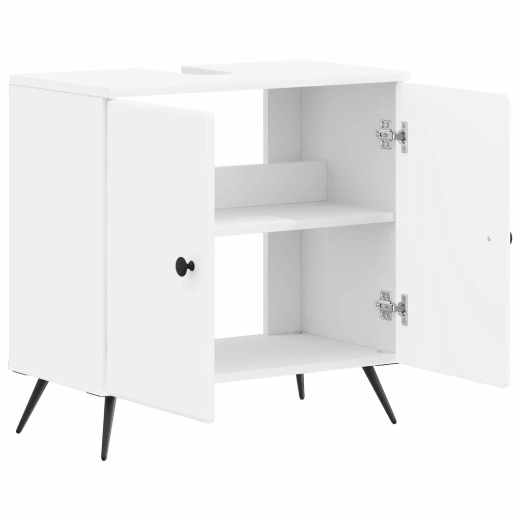 Armadio per Lavabo da Bagno BREDA Bianco 59,5 x 31,5 x 59 cm 897445