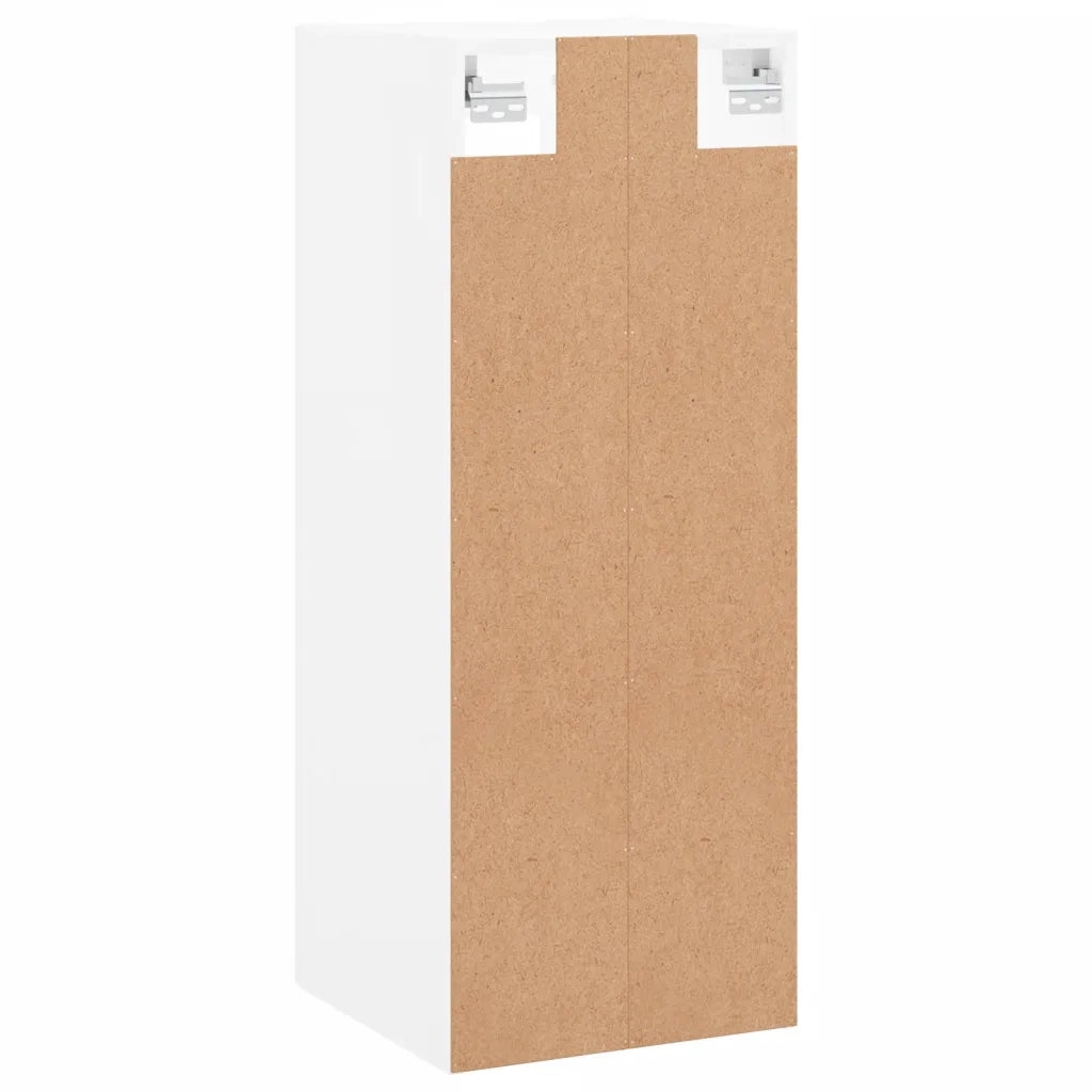 Armadietto a Muro | Mobile a Parete Bianco 34,5x34x90 cm