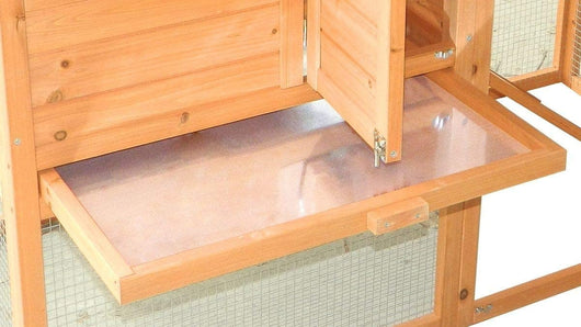 CASETTA PER GALLINE POLLAIO FORESTA IN LEGNO BICOLORE 140X70