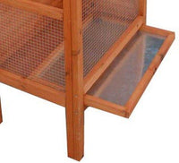 CASETTA GABBIA PER UCCELLI VOLIERA FORESTA 77X55X158