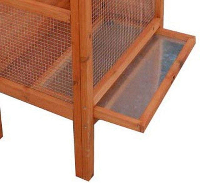 CASETTA GABBIA PER UCCELLI VOLIERA FORESTA 77X55X158