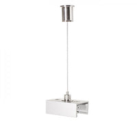 EUTRAC adattatore a sospensione per binario trifase grigio argento