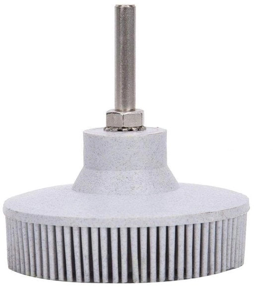 Pads di diametro 75 mm in gomma con setole di diametro 3 pollici, superiore, con opzione per schiume Emery tipo 3, con manovella di diametro 63 mm (Wit-120#)