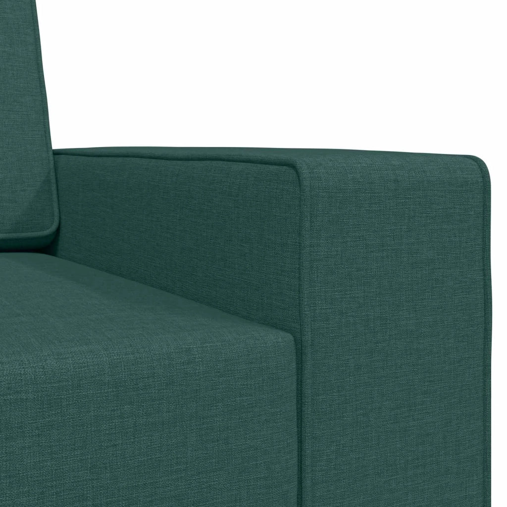 Divano letto | Sof¨¤ letto | Letto singolo Verde Scuro 245 x 78 x 77 cm Tessuto