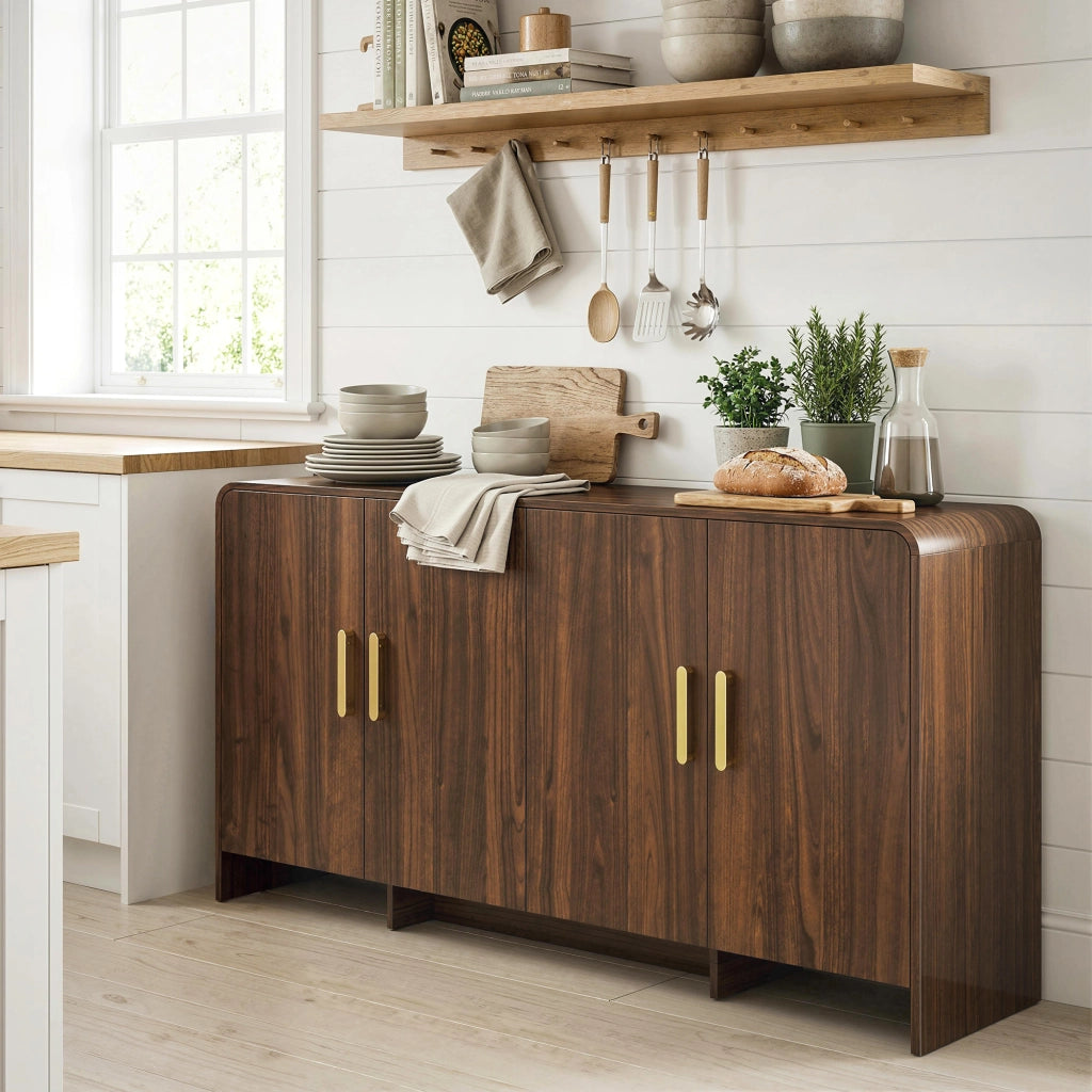 Armadio da cucina ¨C zephmum ¨C noce 152x40x80