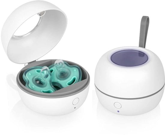 Sterilizzatore UV portatile per flessimammella, funziona con batterie o con alimentazione USB, sterilizzazione in 3 minuti, dispositivo di disinfezione UV per uso domestico e da viaggio