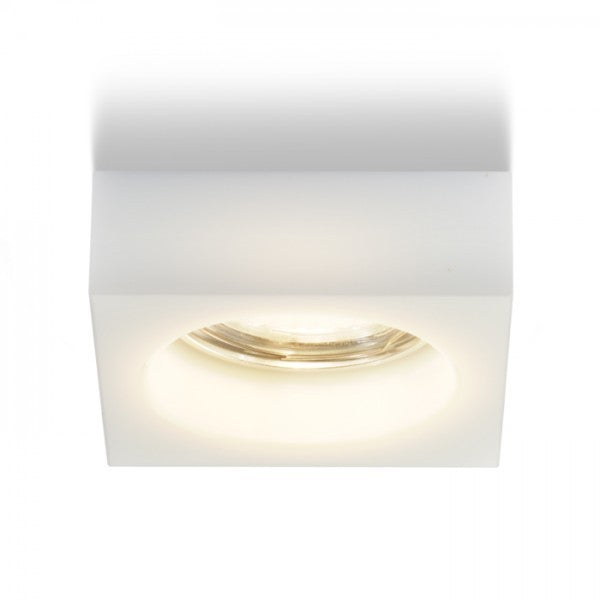 Faretto BIANCA SQ da incasso vetro opalino 230V GU10 50W