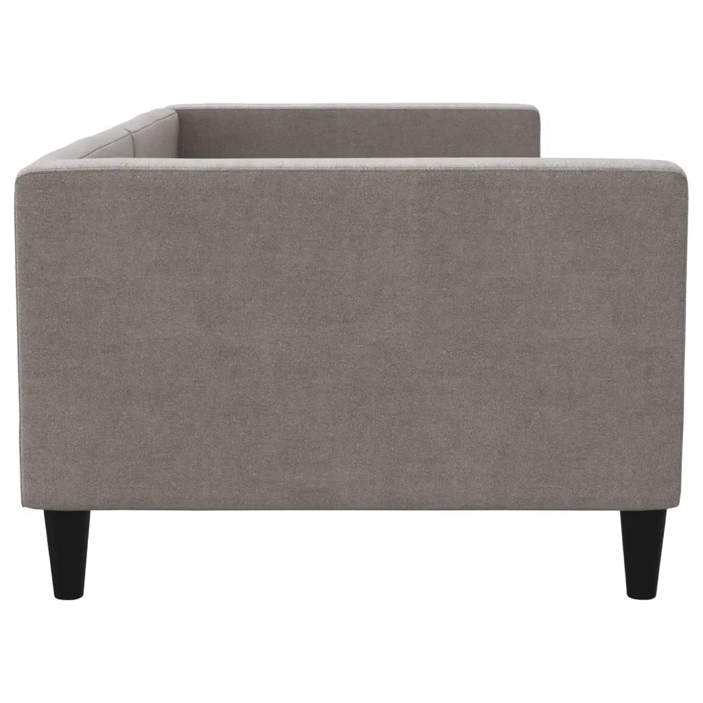 Letto da Giorno Tortora 90x200 cm in Tessuto