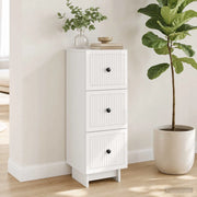 Mobile con Cassetti Bianco Lucido 33 x 34,5 x 90 cm 893929