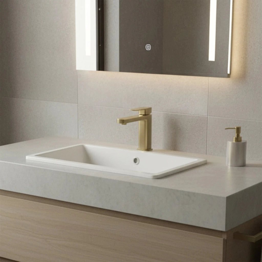Rubinetto Da Bagno Rea Arlo Brush Gold