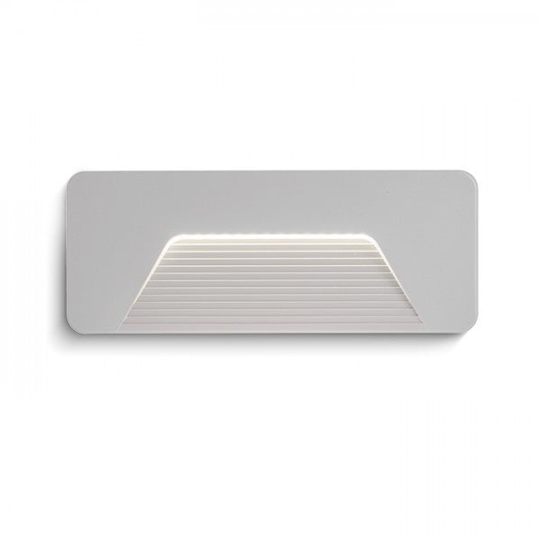 Lampada applique RENO SQ INDR da parete grigio 230V LED 3W IP65 3000K