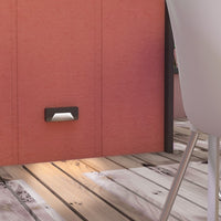 Lampada applique RENO SQ INDR da parete grigio antracite 230V LED 3W IP65 3000K