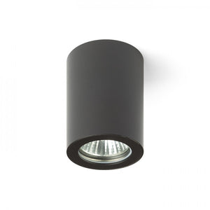 Faretto cilindrico LOLA 88 da soffitto nero 230V GU10 15W IP54