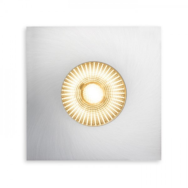 Faretto WATERBOY SQ nichel opaco 230V LED 10W 40° IP65 3000K