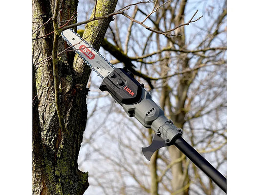 Potatore su asta Lisam SkyTronic Plus 3 Speed con 2 batterie 21V 4Ah barra 21cm