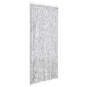 Zanzariera Grigio Chiaro e Grigio Scuro 100x220 cm Ciniglia CFW2009042