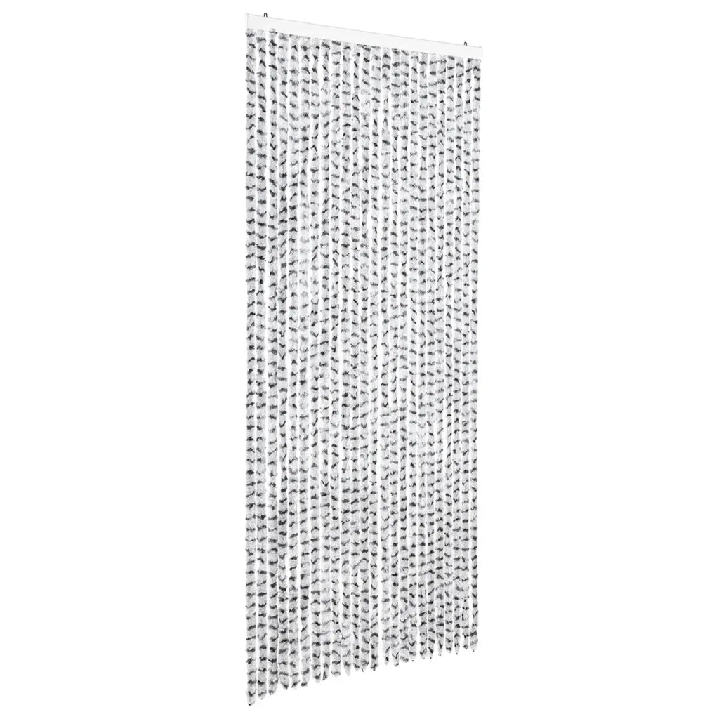 Zanzariera Grigio Chiaro e Grigio Scuro 100x220 cm Ciniglia CFW2009042