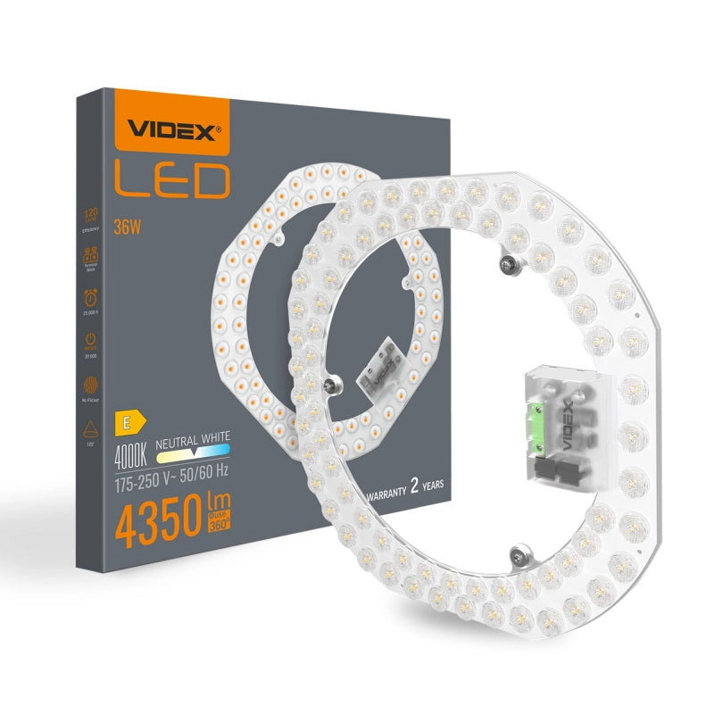 Modulo LED Videx 36W 4350lm 4000K neutro morsetti IP20
