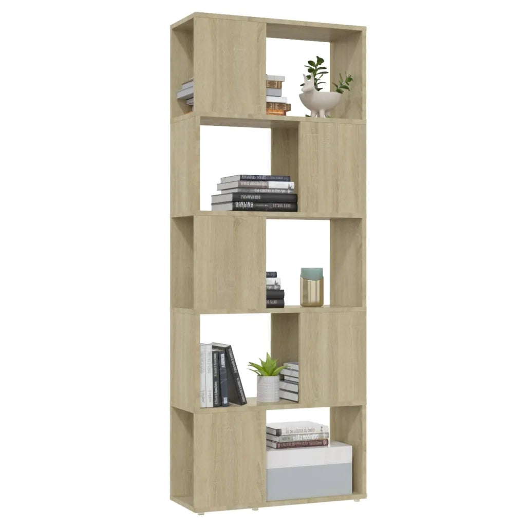 Libreria/Divisorio Rovere Sonoma 60x24x155 cm cod mxl 12507