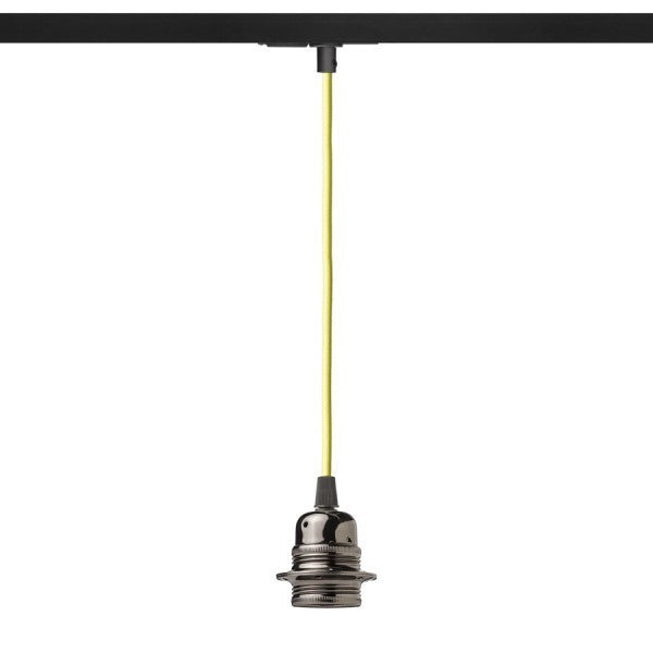 Cavo ELISA per portalampada da soffitto a sospensione per binari monofase AN1+CV+PCN   230V E27 28W