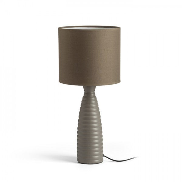 Lampadario LAURA da tavolo grigio beige 230V E27 28W