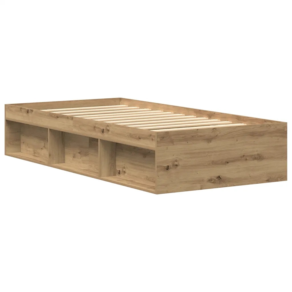 Giroletto senza Materasso Rovere Artigianale 75x190 cm 3329310