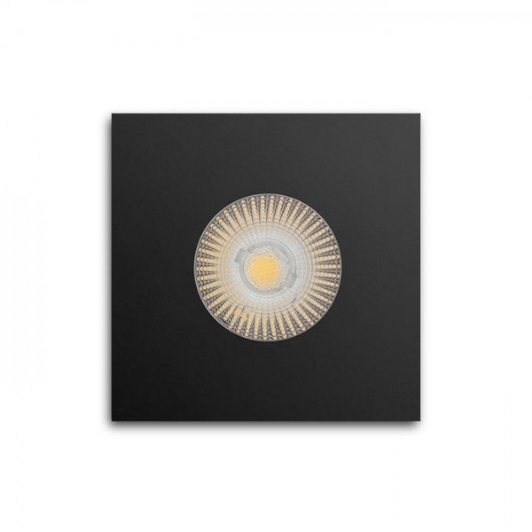 Faretto da incasso WATERBOY SQ nero opaco 230V LED 10W 40° IP65 3000K