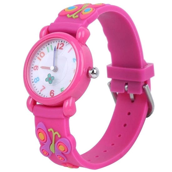 Orologio per Bambini Acquaparato - Orologio con GPS - Cinturino in Silicone - Personaggio di Cartone - Per Bambini 3-12 Anni - Leggero e Sostenibile - Orologio per Bambini