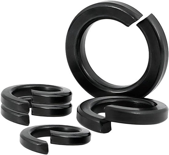 Flesselli Spiraliformi in Acciaio di Carbonio - 10 pezzi - Chiusura a Spirale - Funzione Anti-sfregamento - Funzione Anti-vibrazione - Alta Resistenza al Flessione - Chiusura a Spirale in Acciaio di Carbonio