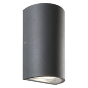 1pz applique doppio led 'trump' 12 w 700 lumen - grigio cod:ferx.8042920nlm