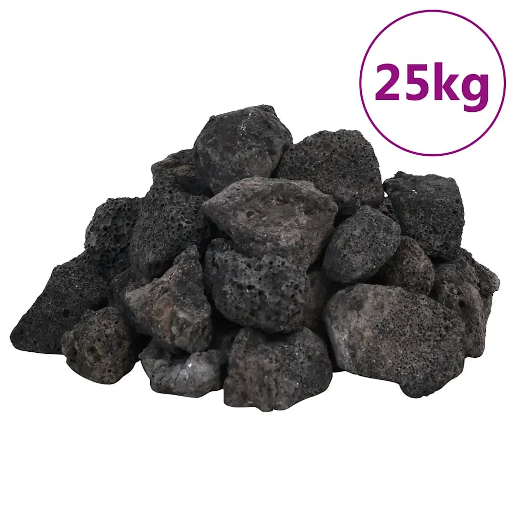 Rocce Vulcaniche 25 kg Nere 3-5 cm CFW9477531