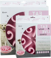 Cibo a tempo per cani piccoli e medi - Ø205 cm - Cassetto anti-schizzo per cani - Cibo a tempo per cani - Superficie anti-slip - Adatto per cani di piccola e media taglia - Rosso