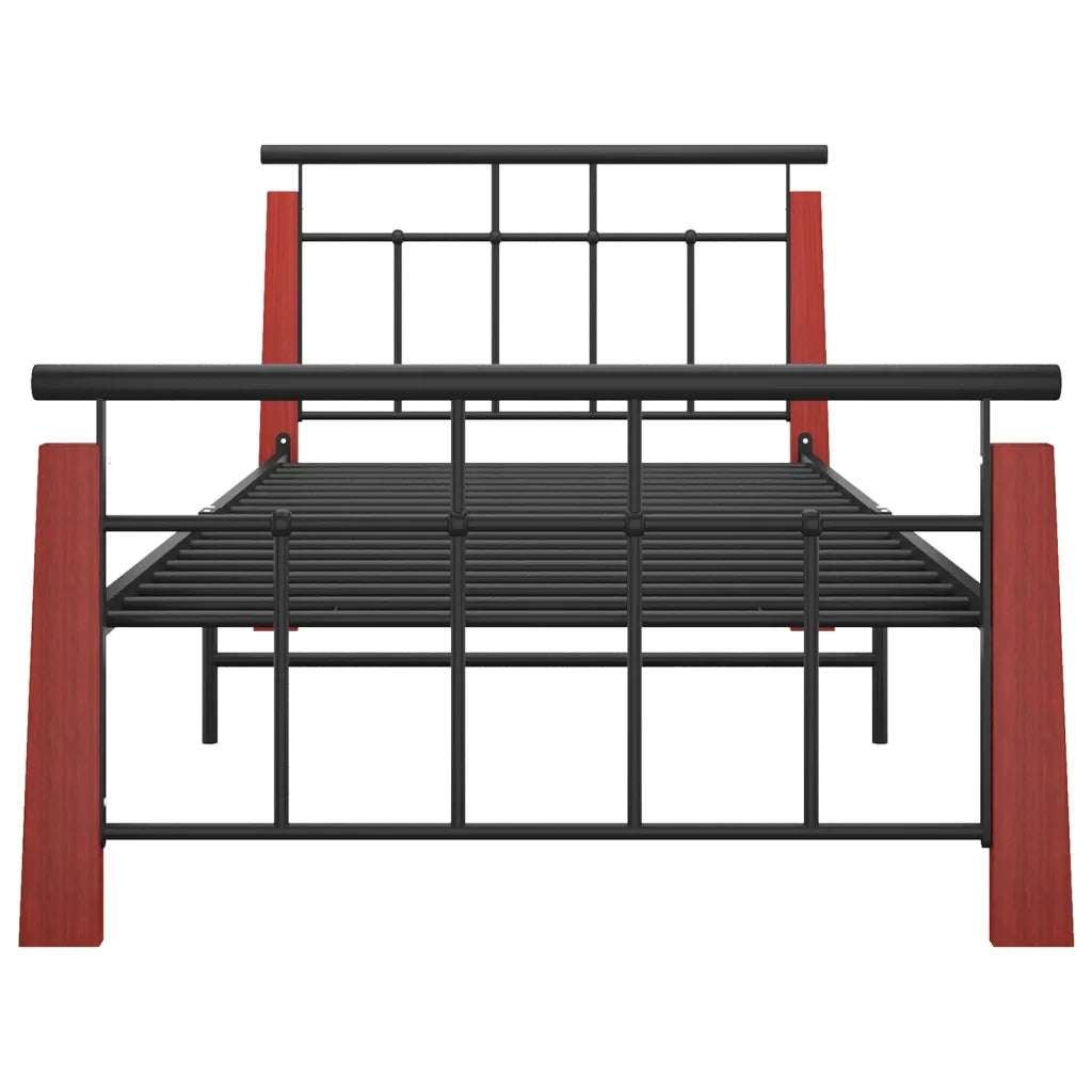 Giroletto in Metallo e Legno Massello di Rovere 90x200 cm 324890