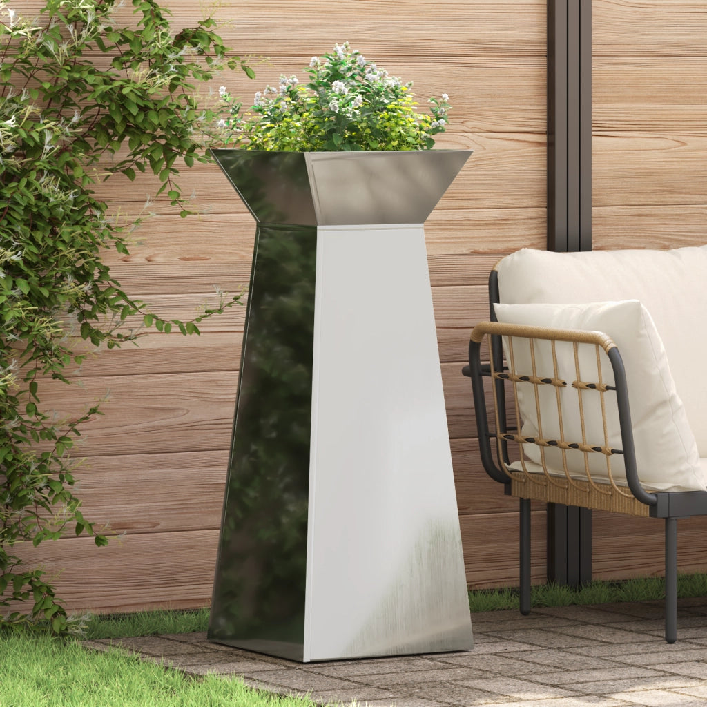 Supporto per piante Acciaio zincato 40 x 40 x 101 cm Vasi