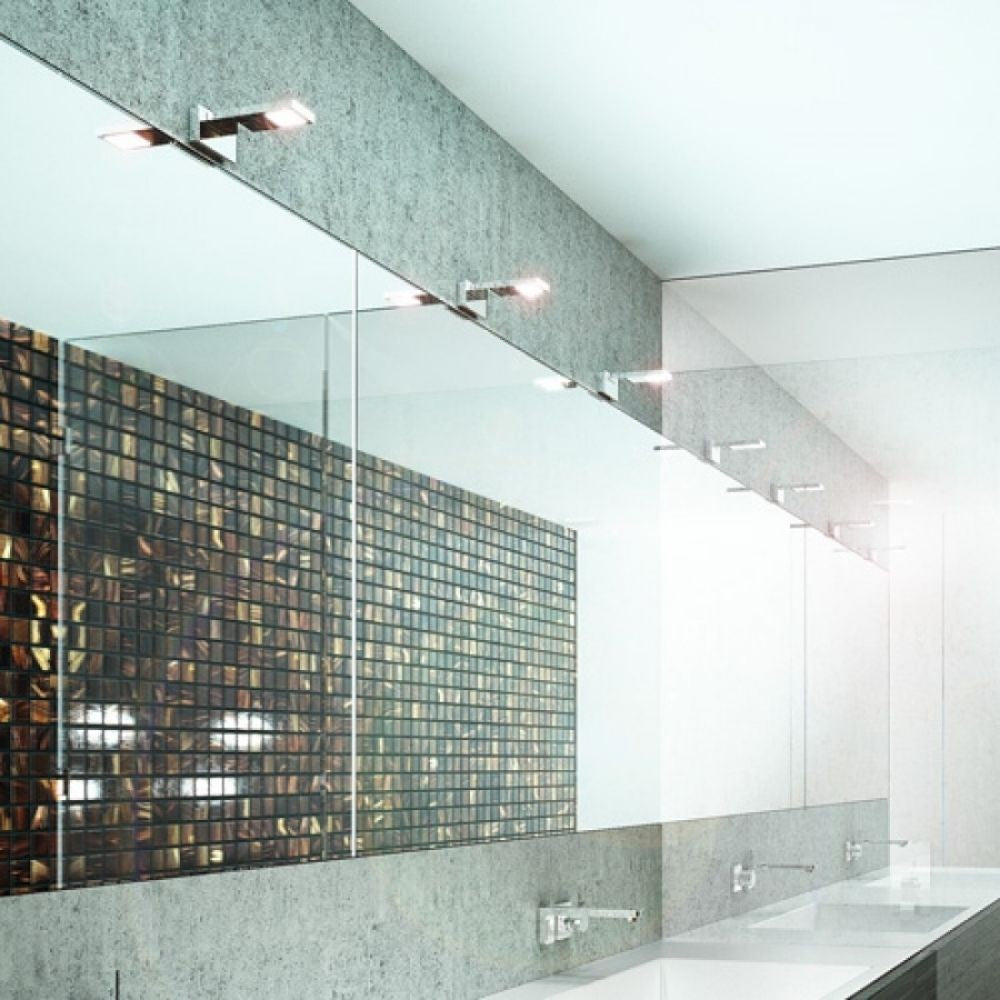 Faretto applique PARAGNA da parete cromo 230V LED 5.7W IP44 3000K