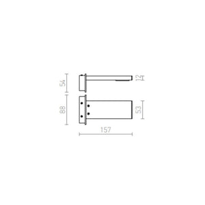 Faretto applique PARAGNA da parete cromo 230V LED 5.7W IP44 3000K
