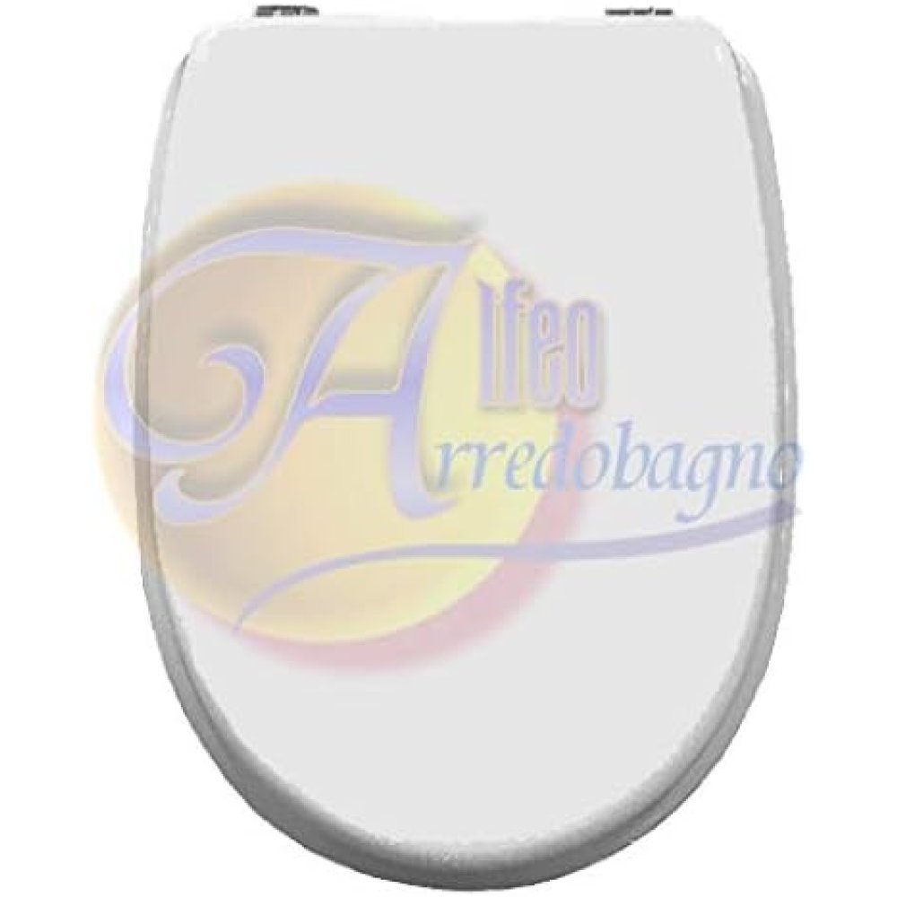 Copriwater sedile wc per aretusina cesame bianco galassia catala