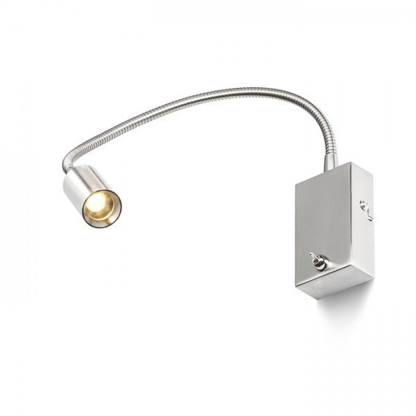 VERSA parete Nickel opaco 230V LED 3W 40° 3000K