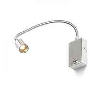 VERSA parete Nickel opaco 230V LED 3W 40° 3000K