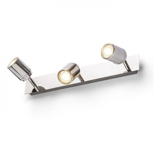 Faretto DUBLIN III plafoniera/applique  cromo 230V GU10 3x9W IP44