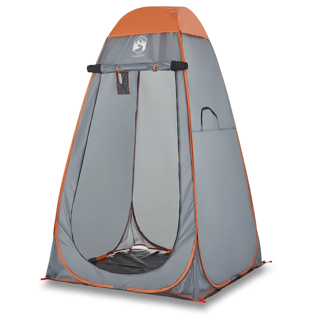 Tenda Privacy Pop-Up - Tenda da esterno Grigio e Arancione Impermeabile 457455