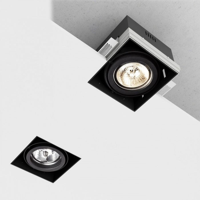 Faretto ELECTRA I nero 12V G53 50W