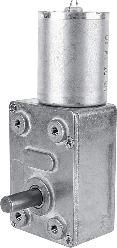 Motore DC a 12V a 2 RPM con reductore di velocità a vite a gomito a quattro quadranti con alta coppia.