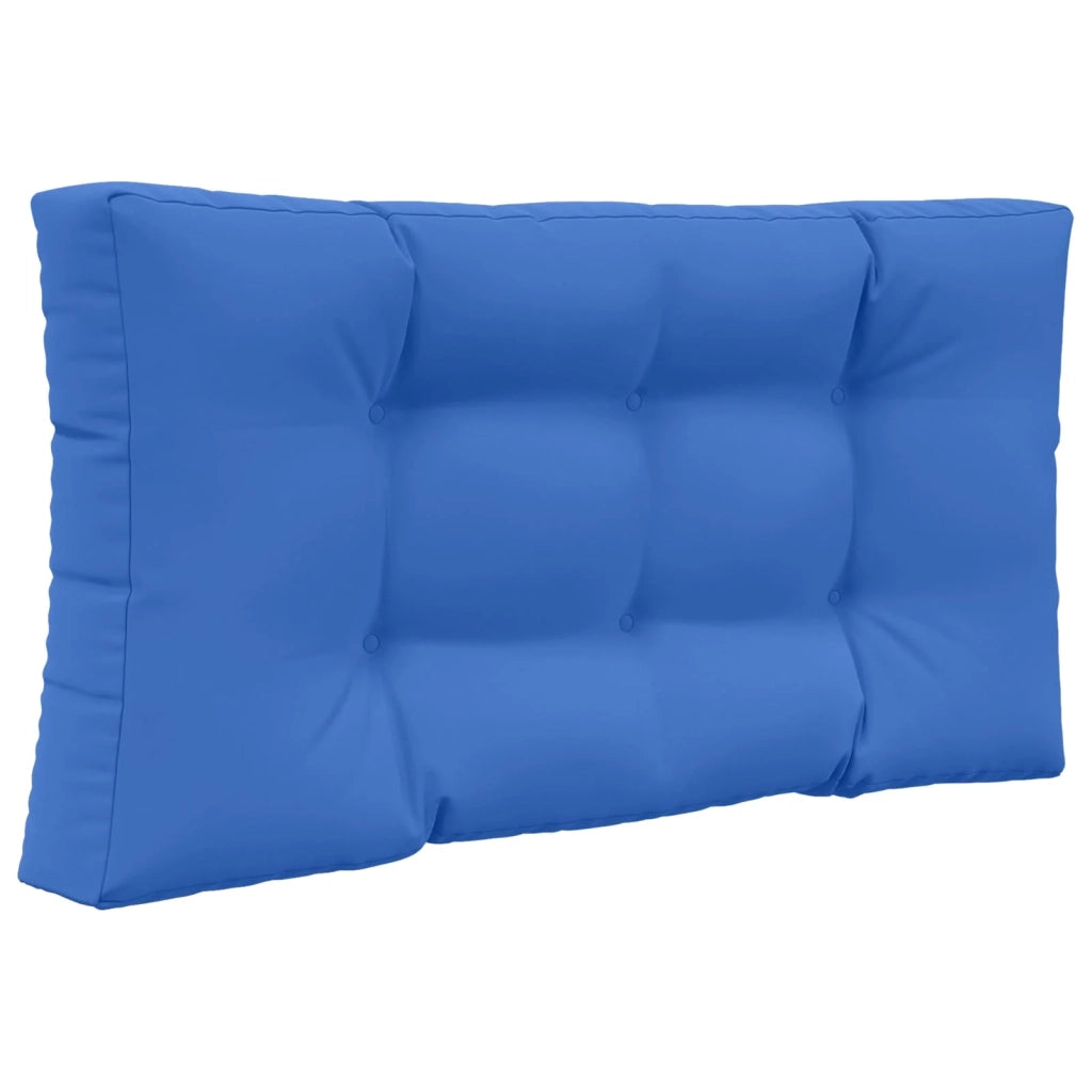 Cuscino per divano da esterno 3 pcs Blu Reale Poliestere