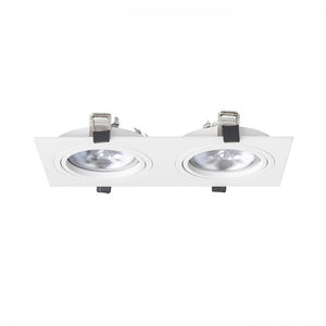Faretto PASADENA G53 SQ II bianco 12V G53 2x50W